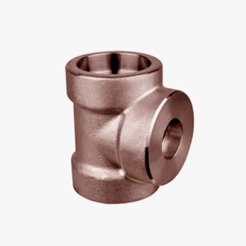 Copper Nickel 70/30 Socket Weld Tee Copper Nickel 70/30 Socket Weld Tee