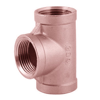 Copper Nickel 70/30 Threaded Tee Copper Nickel 70/30 Threaded Tee
